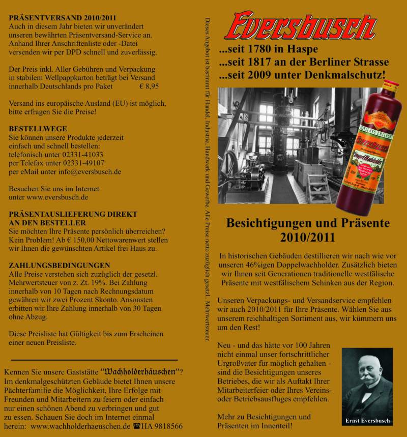 Präsente 2010 / 2011